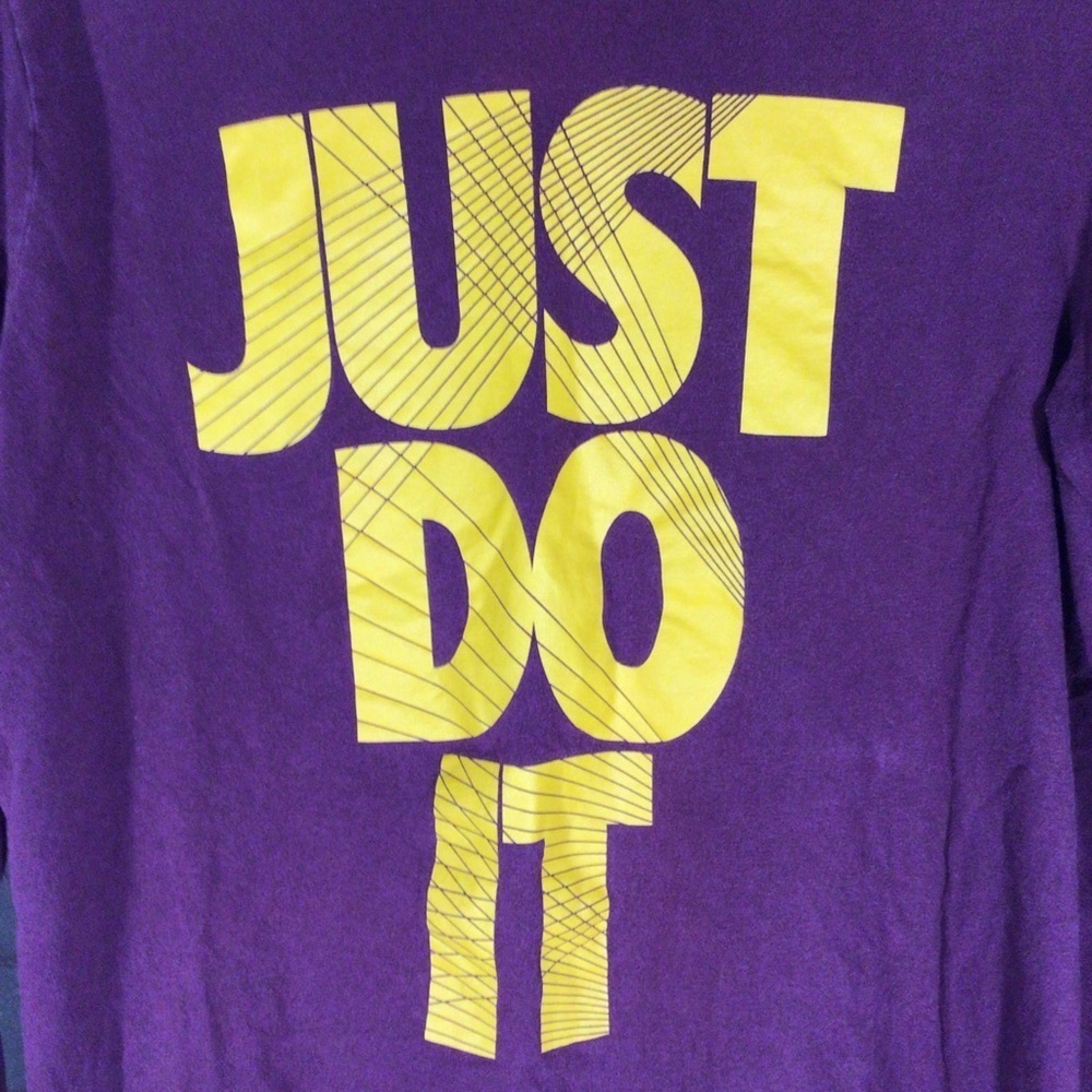 Vintage Nike Just Do It Long Sleeve Tee - Size Medium - Picture 2 of 5